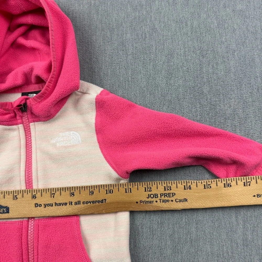 The North Face Jacket Baby Girl 6-12‎ Months Pink Glacier Fleece Hoodie Pullover